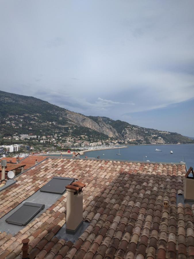 Joli Studio Vue Mer, Vieille Ville Menton Exteriér fotografie