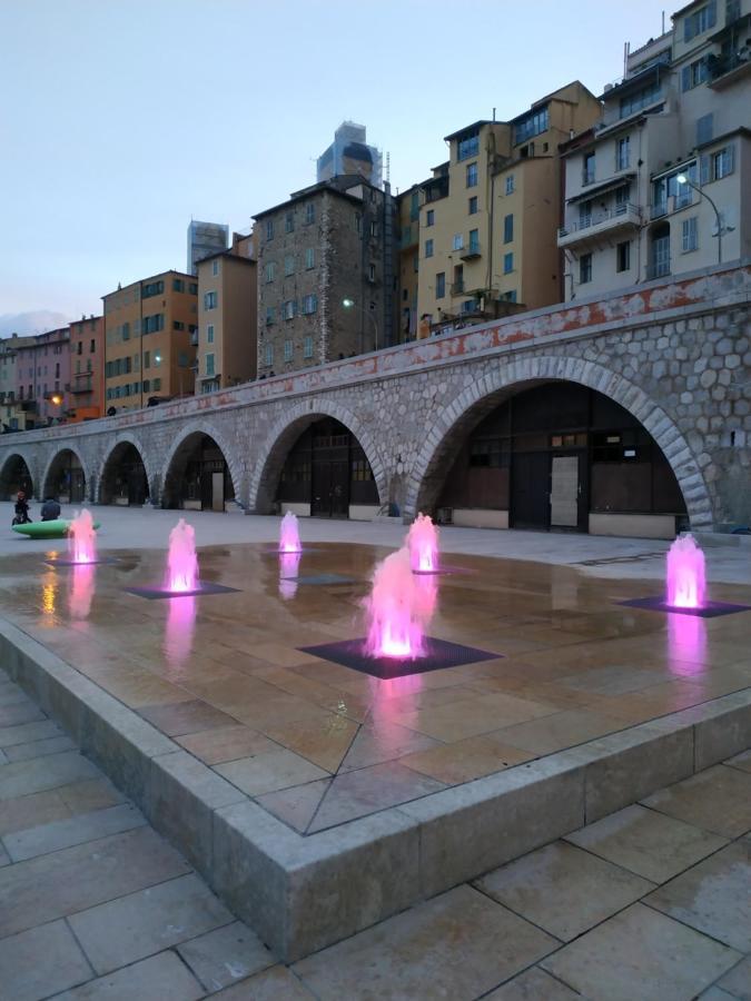 Joli Studio Vue Mer, Vieille Ville Menton Exteriér fotografie