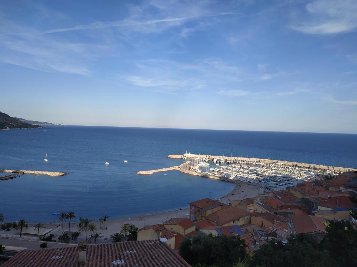 Joli Studio Vue Mer, Vieille Ville Menton Exteriér fotografie