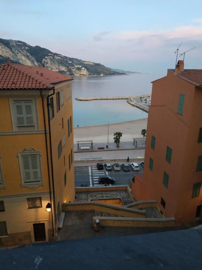 Joli Studio Vue Mer, Vieille Ville Menton Exteriér fotografie